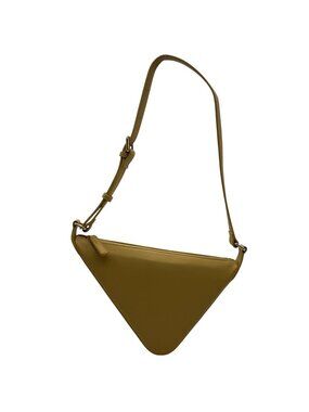 MMS Brown Leather Shoulder Bag